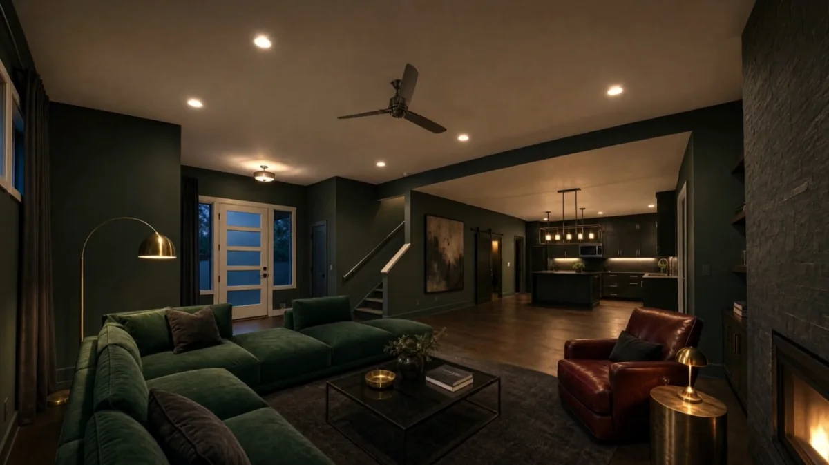 Cinema lounge — alleen styling, er beweegt niets constructiefs